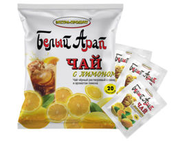 Белый Арап. Чай с лимоном мягкая упаковка, 20 пак.