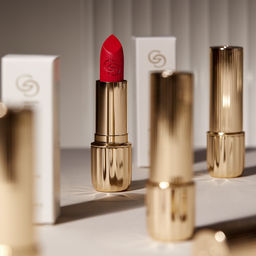 Матовая помада с эффектом сияния Giordani Gold SPF 25_Романтический Красный