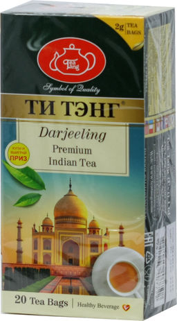 ТИ ТЭНГ. Дарджилинг (черный) карт.упаковка, 20 пак.