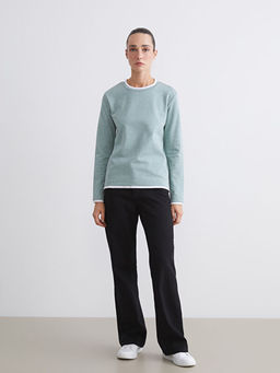 Bisiklet Yaka Kad?n Sweatshirt