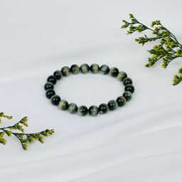 Браслет из Соколиного глаза 19 см - Радуга самоцветов фото 3