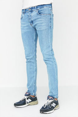 TRENDYOL MAN Siyah Skinny Fit Esnek Kumas Dar Kesim Jeans TMNAW23JE00047 - Trendyolmilla фото 52