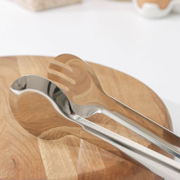 Щипцы кухонные Доляна «Краски», 27.5×6.5 см, 201 сталь, цвет красный