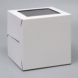 Кондитерская упаковка, с ручками, 2 окна, 28×28×30 см