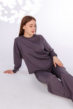 Комплект(костюм) с брюками палаццо Футер 2-х нитка - Relay фото 99