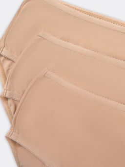 Цена за 2 штуки! Трусы женские макси бежевые мультипак (3 шт.) - Mark formelle фото 8