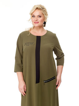 Платье Michel Chic 2073 оливковый фото 2