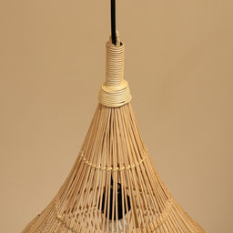 Светильник потолочный из ротанга «Хендрик», 1×120 Вт, Е27, 40×40×55 см