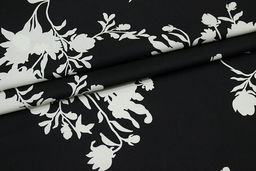 Перкаль Премиум (Digital) Эвридика цв.черный, ш.1.45м, хлопок-100%, 95гр/м.кв - Купава фото 5