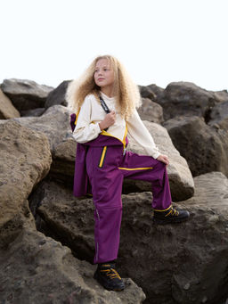 Комбинезон Softshell демисезонный Слива - Bungly фото 15