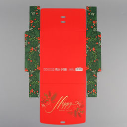 Складная коробка подарочная С новым годом, 20 18 5 см, БЕЗ ЛЕНТЫ - Дарите счастье фото 6