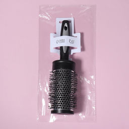 Брашинг для волос, продуваемый, d=55/70 мм, 24 см, чёрный