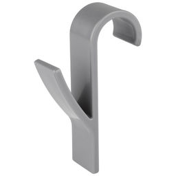 Цена за 2 шт. Набор крючков на полотенцесушитель (4 шт), 9,6*2,5*3 см, серый 109690