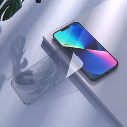 Защитное стекло Hoco A27, для iPhone 13 mini, анти отпечатки, анти царапины, чёрное