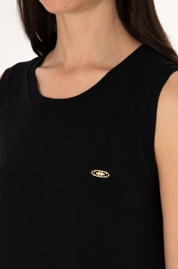 Kad_n Siyah Kolsuz Mini Boy _rme Elbise Sepette S_rpriz _ndirim - U.s. polo assn фото 6