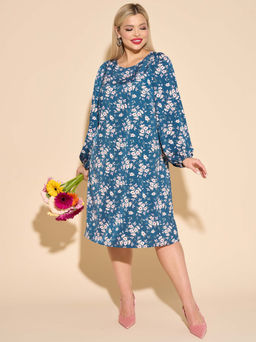 Платье 0277-1с морская глубина - Dora фото 3