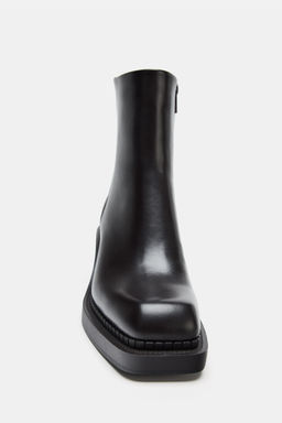 BLOCK HEEL ANKLE BOOTS