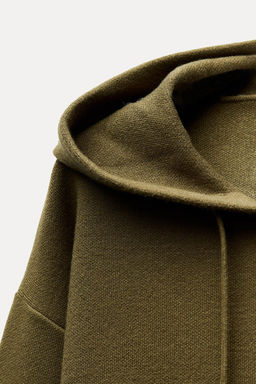 PLAIN KNIT HOODIE - Zara фото 8