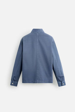 WASHED OVERSHIRT WITH POCKETS - Zara фото 8