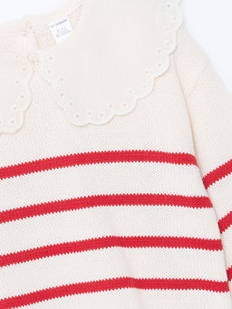 ?izgili K?z ?ocuk Triko Kazak - Waikiki фото 2