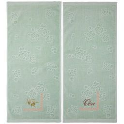 НАБОР ПОЛОТЕНЕЦ МАХРОВЫХ ИЗ 2-Х ШТ 40Х70СМ, ОЛИВА100 - Lefard фото 2