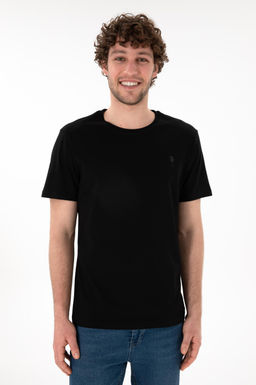 Erkek Regular Fit Bisiklet Yaka Siyah Basic Ti__rt Sepette S_rpriz _ndirim - U.s. polo assn фото 2