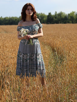 20-26 НАТАЛИ L2013-510.С3 Сарафан - Almond фото 15