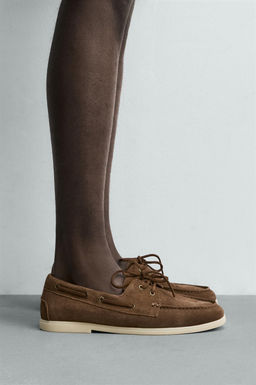 ZAPATO N?UTICO PIEL / Marr?n