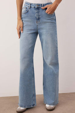 Mavi Yuksek Bel Comfort Esnek Wide Leg/Genis Paca Jeans TWOAW26JE00272 - Trendyolmilla фото 3