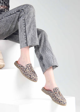 Мюли 1070.2614be. бежевый леопард