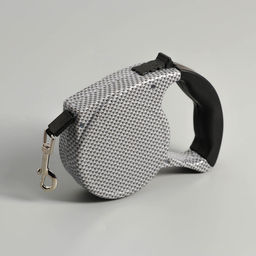 Рулетка с поводком-лентой, резиновая ручка, 5 м, вес животного до 15 кг - Пижон фото 2