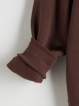 Bisiklet Yaka Los Angeles Bask?l? Erkek ?ocuk Sweatshirt