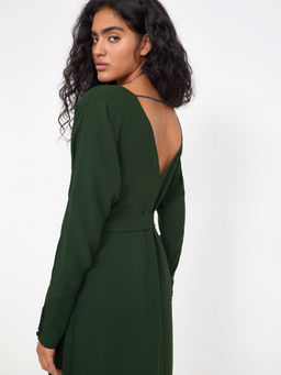 Платье прямого кроя PL1470/thyme - Emka фото 2