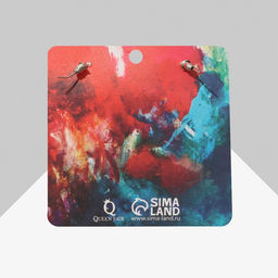 Серьги акриловые «Зубы», в зелье, бело-зелёные в серебре