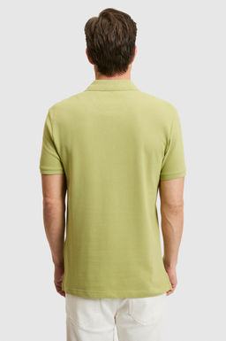 Erkek Slim Fit Polo Yaka _a_la Basic Ti__rt