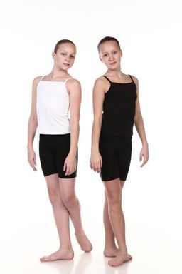 7008-1 Топ-майка на бретелях без печати из хлопка