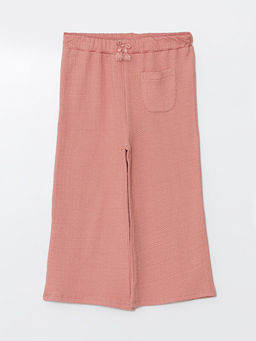 Beli Lastikli Basic K?z Bebek Pantolon