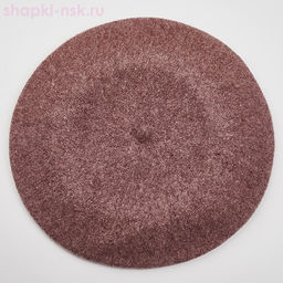 Берет Меланж фетр без отделки 11 Берет женский (56-58)