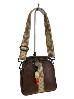 Женская сумка-рюкзак из искусственной кожи, цвет шоколад