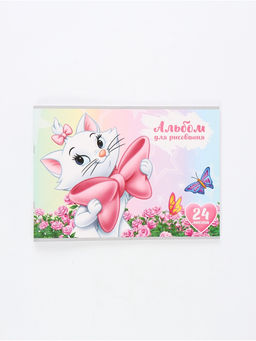 Цена за 3 шт. Альбом для рисования А4, 24 листа "Кошка"