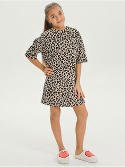 Платье домашнее Леопард Коричневый девочка - София фото 13