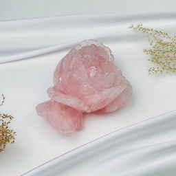 Цветок из Розового кварца - Радуга самоцветов фото 4