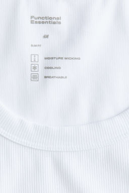 Camiseta sin mangas en canal? Cooling Slim Fit - H&m фото 5