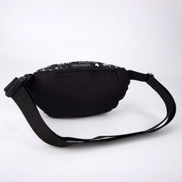 Сумка поясная на молнии, наружный карман, цвет чёрный - Nazamok фото 4