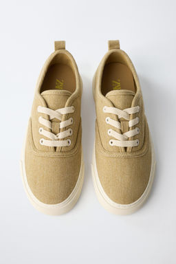 LACE-UP PLIMSOLLS - Zara фото 12