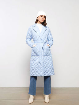 Ceket Yaka Kapitone Kad?n ?i?me Mont