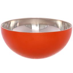 Салатник из нержавеющей стали 2,1л 23*10,4см цветное покрытие "жатка"