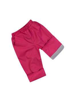 Брюки на поясе осенне-весенние малина (146, 72)