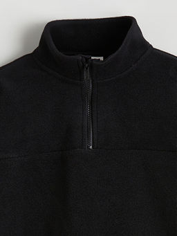 Dik Yaka Erkek ?ocuk Polar Sweatshirt