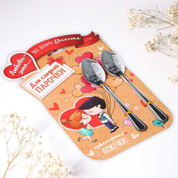 Набор ложек с гравировкой Для сладкой парочки - Семейные традиции фото 4